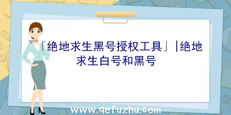 「绝地求生黑号授权工具」|绝地求生白号和黑号